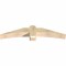 Ekena Millwork Bellingham Rough Sawn Timber Gable Bracket, Douglas Fir, 60"W x 12"H x 6"D x 6"F, 5/12 Pitch GBW060X12X0606BEL00RDF - alternate 2